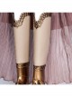 Game Elden Ring Malenia Outfit Halloween Cosplay Accessories Golden Leg Guards