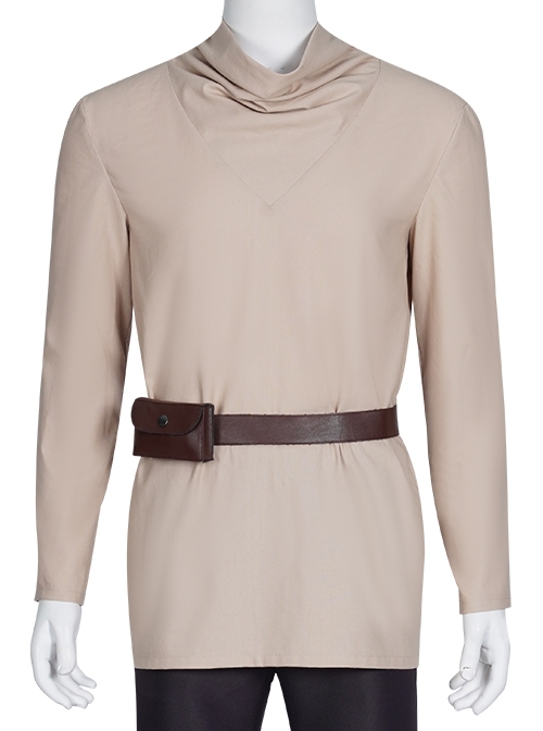 Star Wars Derivative Drama Obi-Wan Kenobi Halloween Cosplay Costume Beige Bottoming Top