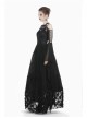Gothic Black Sexy Hollow Out Lace Splicing Tulle Shoulder Cape