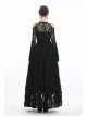 Gothic Black Sexy Hollow Out Lace Splicing Tulle Shoulder Cape