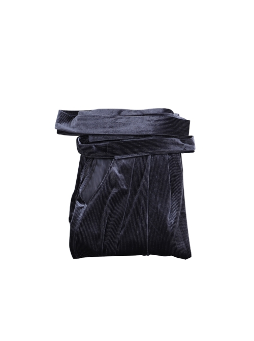 Ghost Of Tsushima Jin Sakai Red Samurai Suit Halloween Cosplay Costume Black Trousers