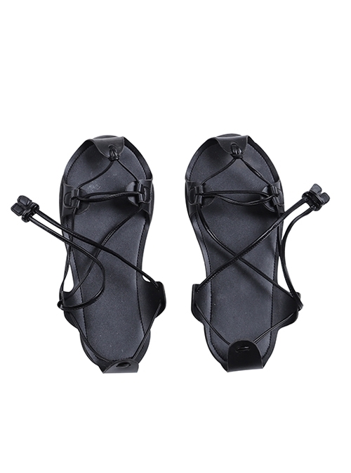 Ghost Of Tsushima Jin Sakai Red Samurai Suit Halloween Cosplay Accessories Black Shoes