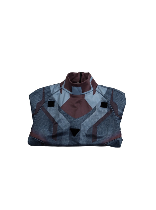 Avengers Age Of Ultron Vision Blue Bodysuit Battle Suit Halloween Cosplay Costume Blue Bodysuit
