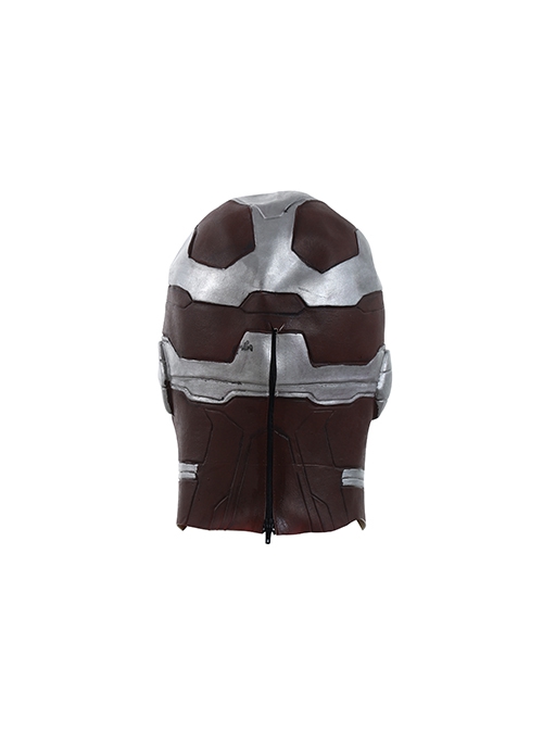 Avengers Age Of Ultron Vision Blue Bodysuit Battle Suit Halloween Cosplay Accessories Headcover