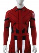 Black Widow Red Guardian Battle Suit Halloween Cosplay Costume Red Top
