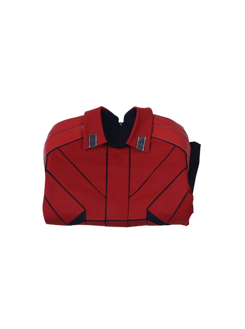 Black Widow Red Guardian Battle Suit Halloween Cosplay Costume Red Top