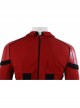 Black Widow Red Guardian Battle Suit Halloween Cosplay Costume Red Top