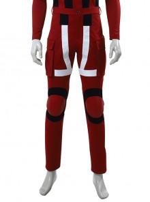 Black Widow Red Guardian Battle Suit Halloween Cosplay Costume Red Trousers