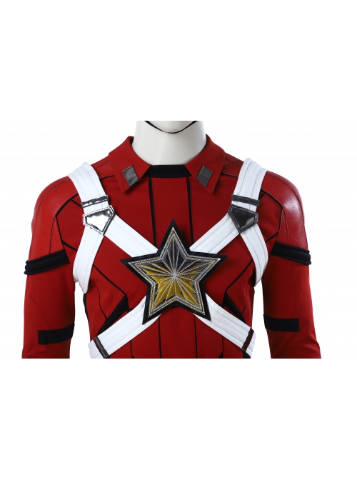 Black Widow Red Guardian Battle Suit Halloween Cosplay Accessories Waistband And Back Straps Components