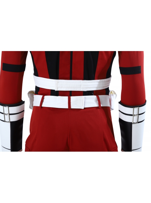 Black Widow Red Guardian Battle Suit Halloween Cosplay Accessories Waistband And Back Straps Components