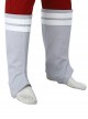 Black Widow Red Guardian Battle Suit Halloween Cosplay Accessories White Shoe Covers