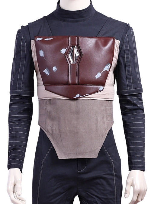 The Mandalorian Halloween Cosplay Costume Brown Vest