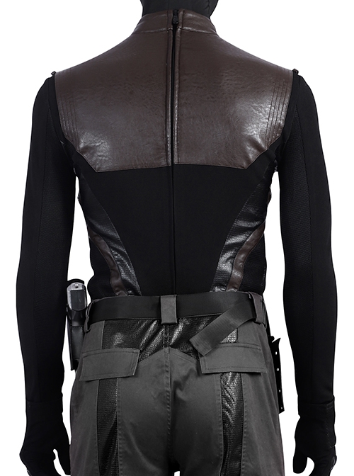 G.I.Joe Retaliation Snake Eyes Black Battle Suit Halloween Cosplay Costume Black Top