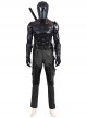 G.I.Joe Retaliation Snake Eyes Black Battle Suit Halloween Cosplay Costume Black Top
