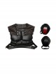 G.I.Joe Retaliation Snake Eyes Black Battle Suit Halloween Cosplay Costume Vest And Shoulder Guards