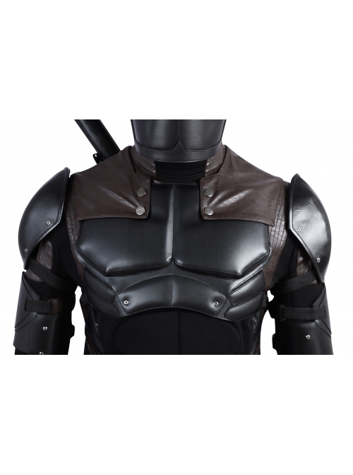 G.I.Joe Retaliation Snake Eyes Black Battle Suit Halloween Cosplay Costume Vest And Shoulder Guards