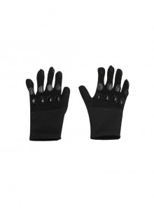 G.I.Joe Retaliation Snake Eyes Black Battle Suit Halloween Cosplay Accessories Black Gloves