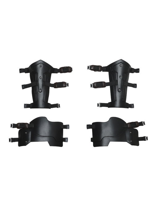 G.I.Joe Retaliation Snake Eyes Black Battle Suit Halloween Cosplay Accessories Black Wrist Guards And Arm Guards