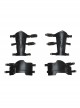 G.I.Joe Retaliation Snake Eyes Black Battle Suit Halloween Cosplay Accessories Black Wrist Guards And Arm Guards