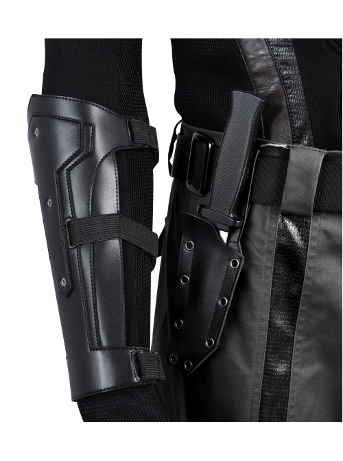 G.I.Joe Retaliation Snake Eyes Black Battle Suit Halloween Cosplay Accessories Black Wrist Guards And Arm Guards