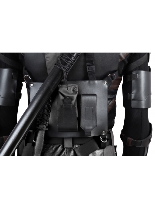G.I.Joe Retaliation Snake Eyes Black Battle Suit Halloween Cosplay Accessories Black Belt Components And Back Straps Components