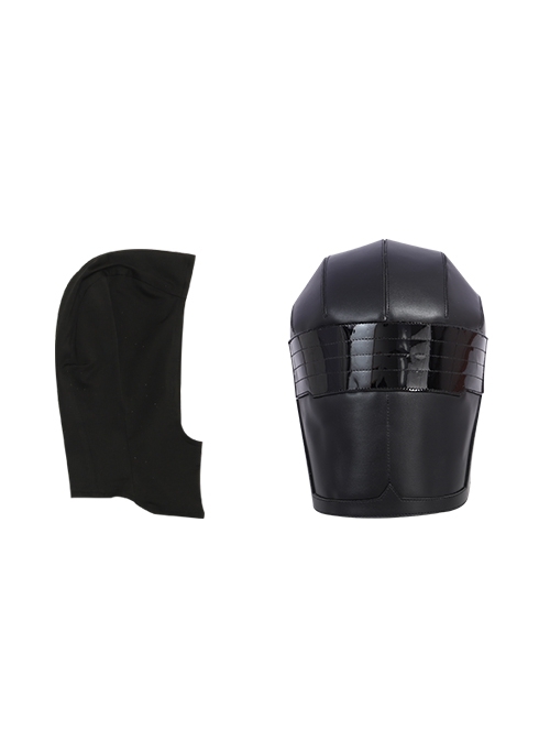 G.I.Joe Retaliation Snake Eyes Black Battle Suit Halloween Cosplay Accessories Black Head Cover And Helmet