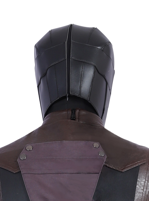G.I.Joe Retaliation Snake Eyes Black Battle Suit Halloween Cosplay Accessories Black Head Cover And Helmet