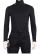 G.I.Joe Retaliation Cobra Commander Black Battle Suit Halloween Cosplay Costume Black Outerwear And Top