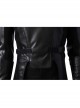 G.I.Joe Retaliation Cobra Commander Black Battle Suit Halloween Cosplay Costume Black Outerwear And Top