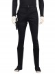 G.I.Joe Retaliation Cobra Commander Black Battle Suit Halloween Cosplay Costume Black Trousers