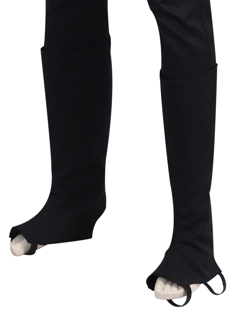 G.I.Joe Retaliation Cobra Commander Black Battle Suit Halloween Cosplay Accessories Shoe Covers And Leg Band