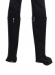 G.I.Joe Retaliation Cobra Commander Black Battle Suit Halloween Cosplay Accessories Shoe Covers And Leg Band
