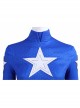 Stargirl Courtney Whitmore Blue Tight Clothing Suit Halloween Cosplay Costume Blue Top