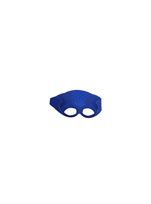Stargirl Courtney Whitmore Blue Tight Clothing Suit Halloween Cosplay Accessories Blue Mask