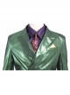 Gotham Season 5 The Joker Purple Coat Green Suit Halloween Cosplay Costume Green Jacket