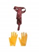 Gotham Season 5 The Joker Purple Coat Green Suit Halloween Cosplay Accessories Gloves And Tie