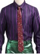 Gotham Season 5 The Joker Purple Coat Green Suit Halloween Cosplay Accessories Gloves And Tie