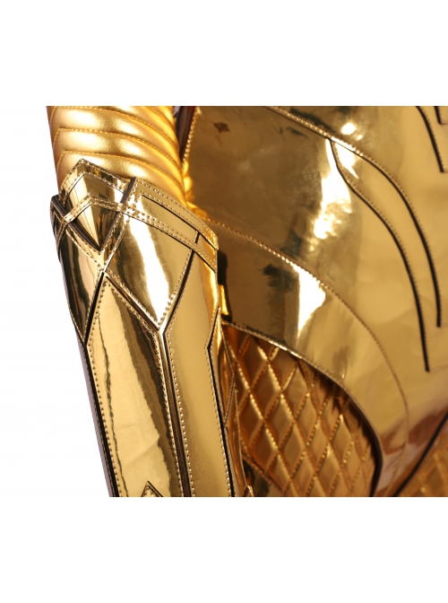 Wonder Woman 1984 Wonder Woman Diana Prince Golden Battle Suit Halloween Cosplay Accessories Golden Gloves And Wrist Guards