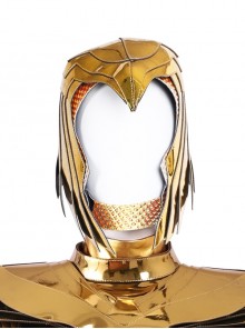 Wonder Woman 1984 Wonder Woman Diana Prince Golden Battle Suit Halloween Cosplay Accessories Golden Helmet