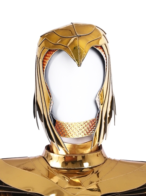 Wonder Woman 1984 Wonder Woman Diana Prince Golden Battle Suit Halloween Cosplay Accessories Golden Helmet