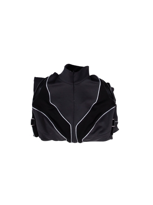 Black Widow Natasha Romanoff Black Battle Suit Halloween Cosplay Costume Black Bodysuit