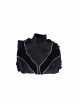 Black Widow Natasha Romanoff Black Battle Suit Halloween Cosplay Costume Black Bodysuit
