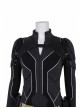 Black Widow Natasha Romanoff Black Battle Suit Halloween Cosplay Costume Black Bodysuit