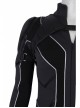 Black Widow Natasha Romanoff Black Battle Suit Halloween Cosplay Costume Black Bodysuit