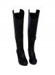 Black Widow Natasha Romanoff Black Battle Suit Halloween Cosplay Accessories Black Boots
