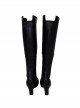 Black Widow Natasha Romanoff Black Battle Suit Halloween Cosplay Accessories Black Boots