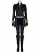 Black Widow Natasha Romanoff Black Battle Suit Halloween Cosplay Accessories Black Boots