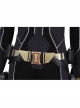 Black Widow Natasha Romanoff Black Battle Suit Halloween Cosplay Accessories Black Holster And Belt Components