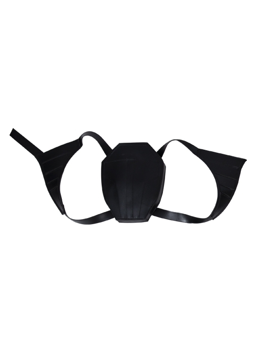 Black Widow Natasha Romanoff Black Battle Suit Halloween Cosplay Accessories Black Knapsack Components