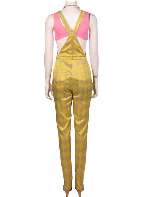 Birds Of Prey And The Fantabulous Emancipation Of One Harley Quinn Harley Quinn Yellow Suit Halloween Cosplay Costume Yellow Jumpsuit